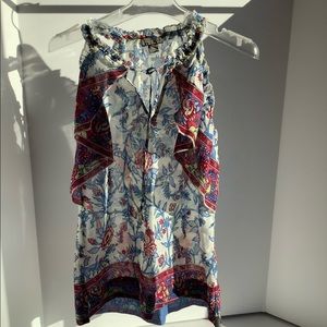 Point Sur J Crew Ruffle Floral Sleeveless Blouse (BUY 3 GET 1 FREE!)*